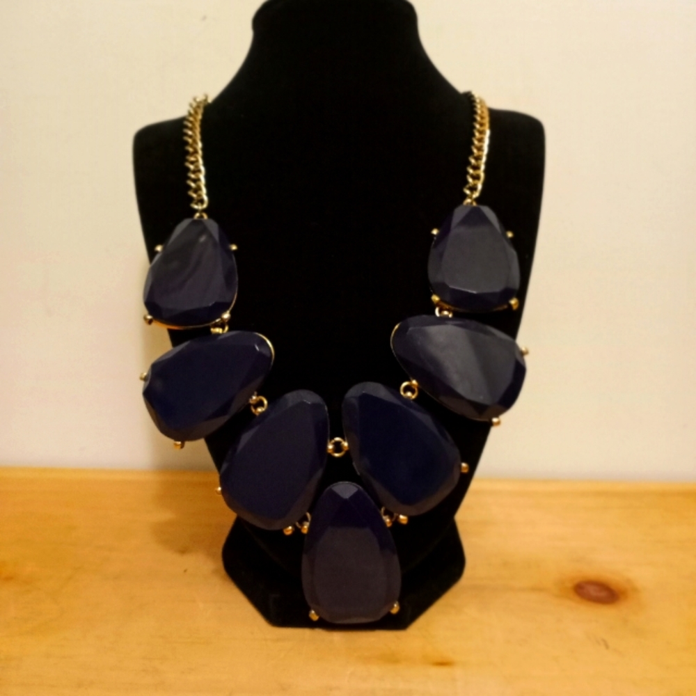Royal Blue Statement Necklace